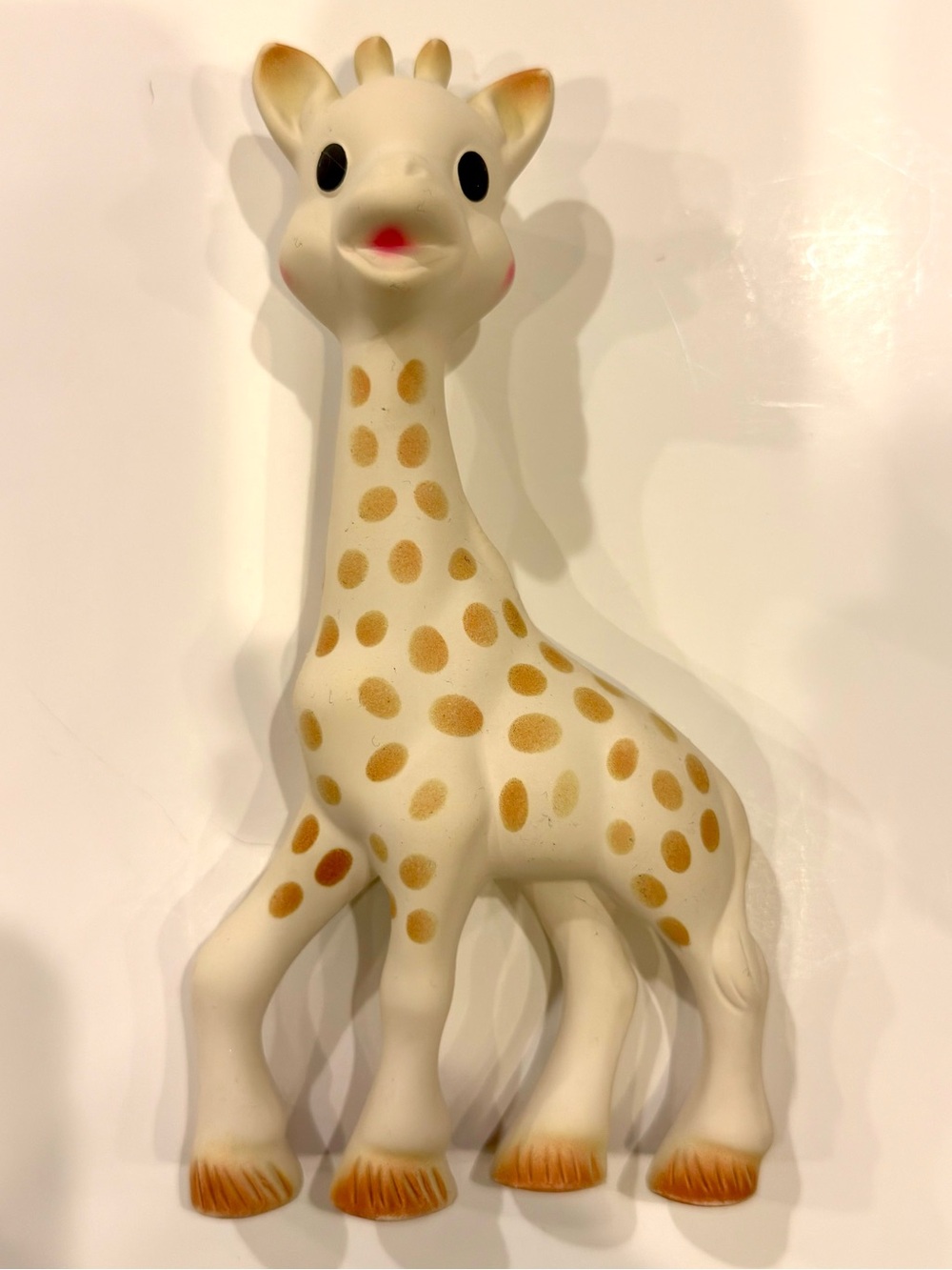Vintage Sophie la Girafe Vulli Natural Rubber Teether Squeak Toy France Clean